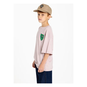 Finger in the nose - Camiseta de algodón orgánico Taylor | Rosa empolvado