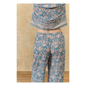 Louise Misha - Pijama Louka de algodón orgánico | Azul