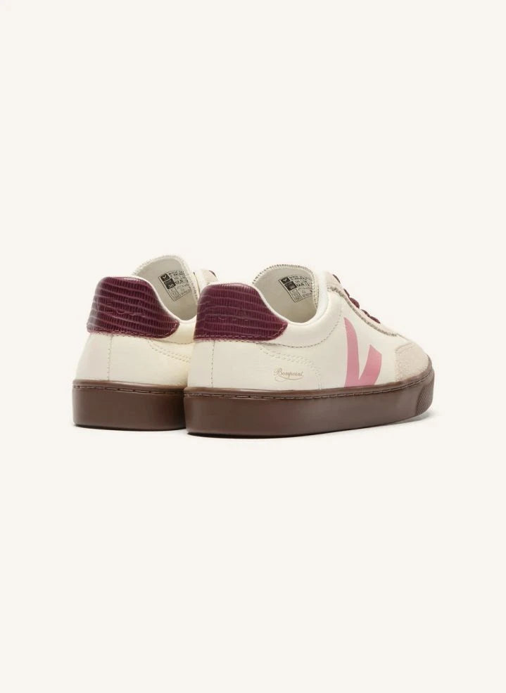 Veja - Pequeñas Zapatillas de Cuero Volley - Veja x Bonpoint | Rosa