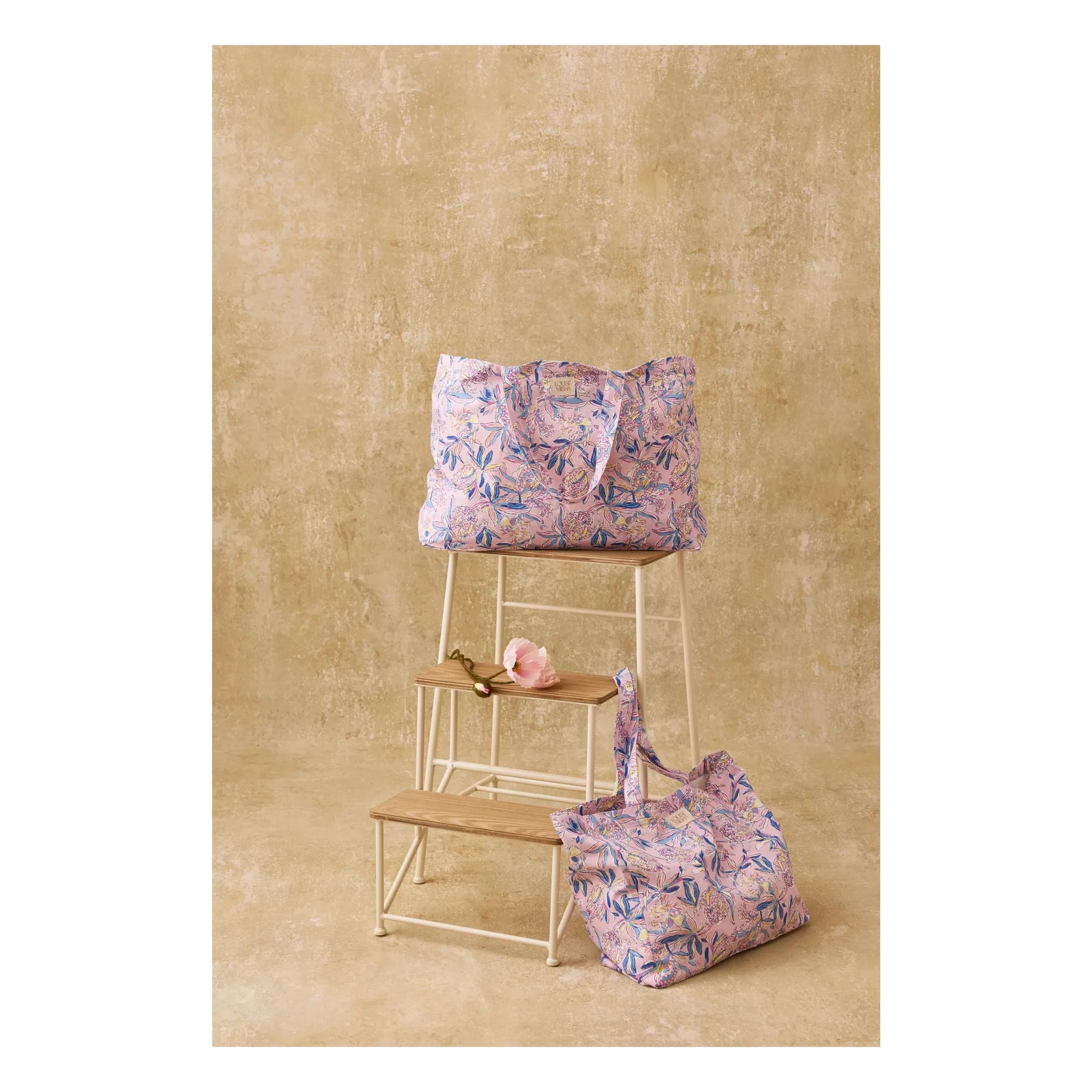 Louise Misha - Beverly Coton Tote Çanta | Pudra pembe