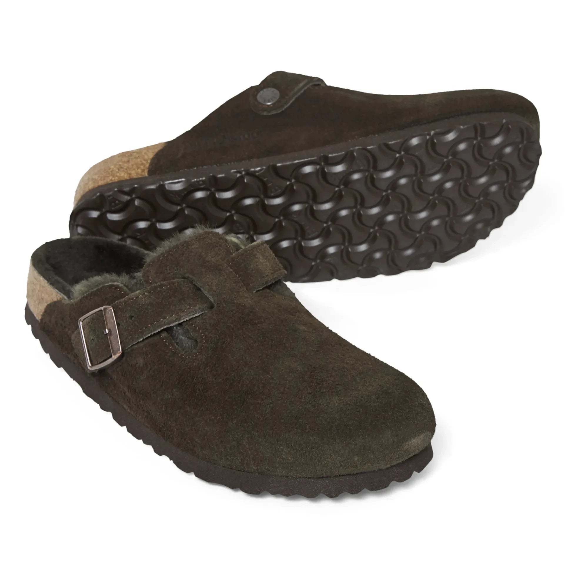 BIRKENSTOCK - Boston Shearling Terlikler - Yetişkin Koleksiyonu | Kahverengi