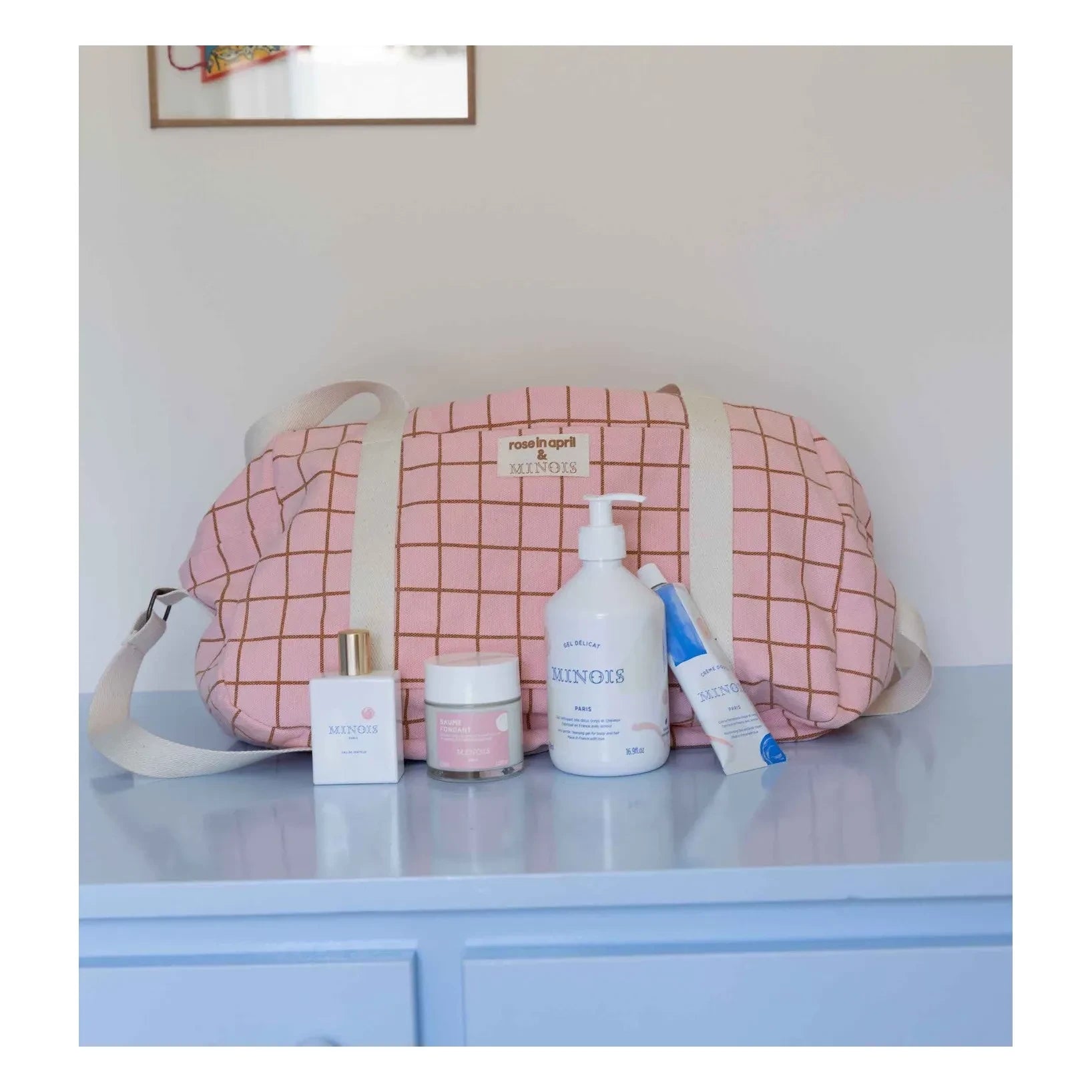 Minois - Mama Çantası seti, Minois x Rose in April
