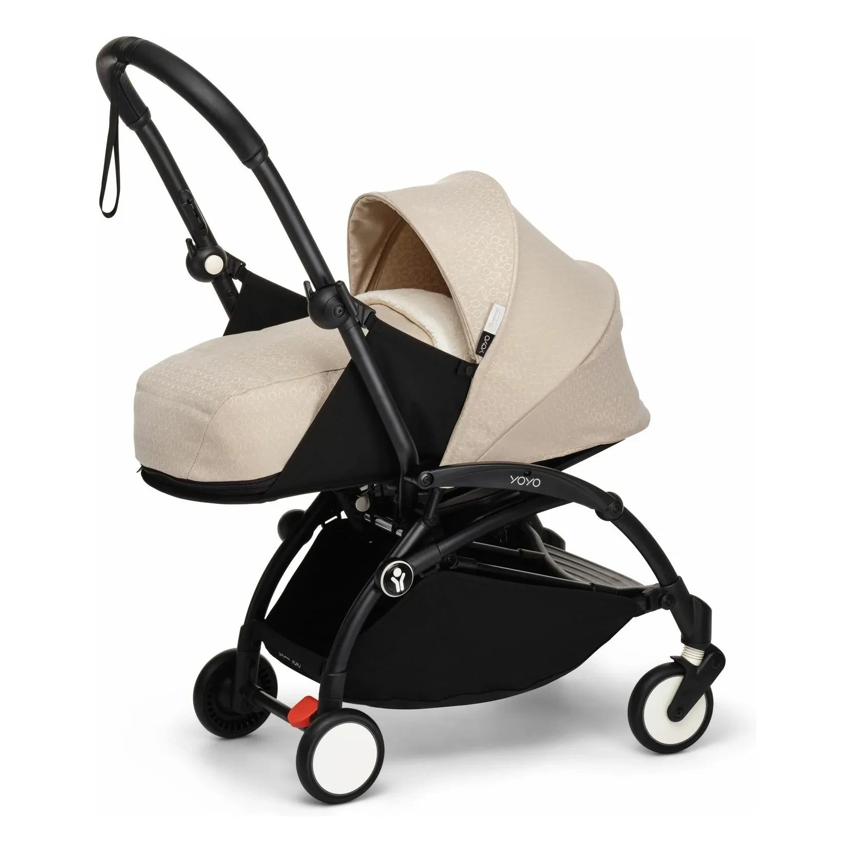 Stokke® - YOYO³ Bonpoint 0+ yenidoğan bebek arabası Siyah çerçeve | Bej