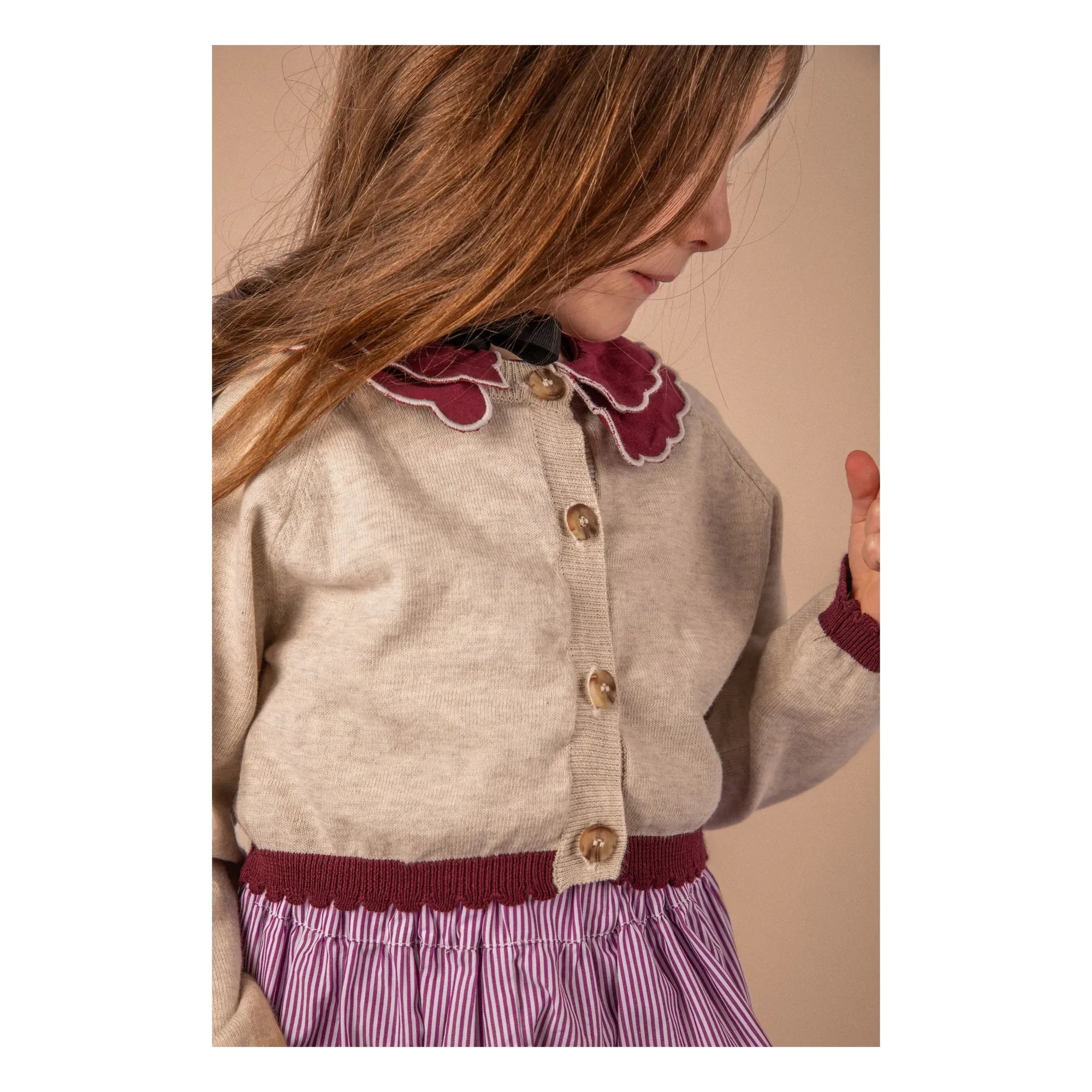 Loir - Chiné Bolero Hırka | Bej
