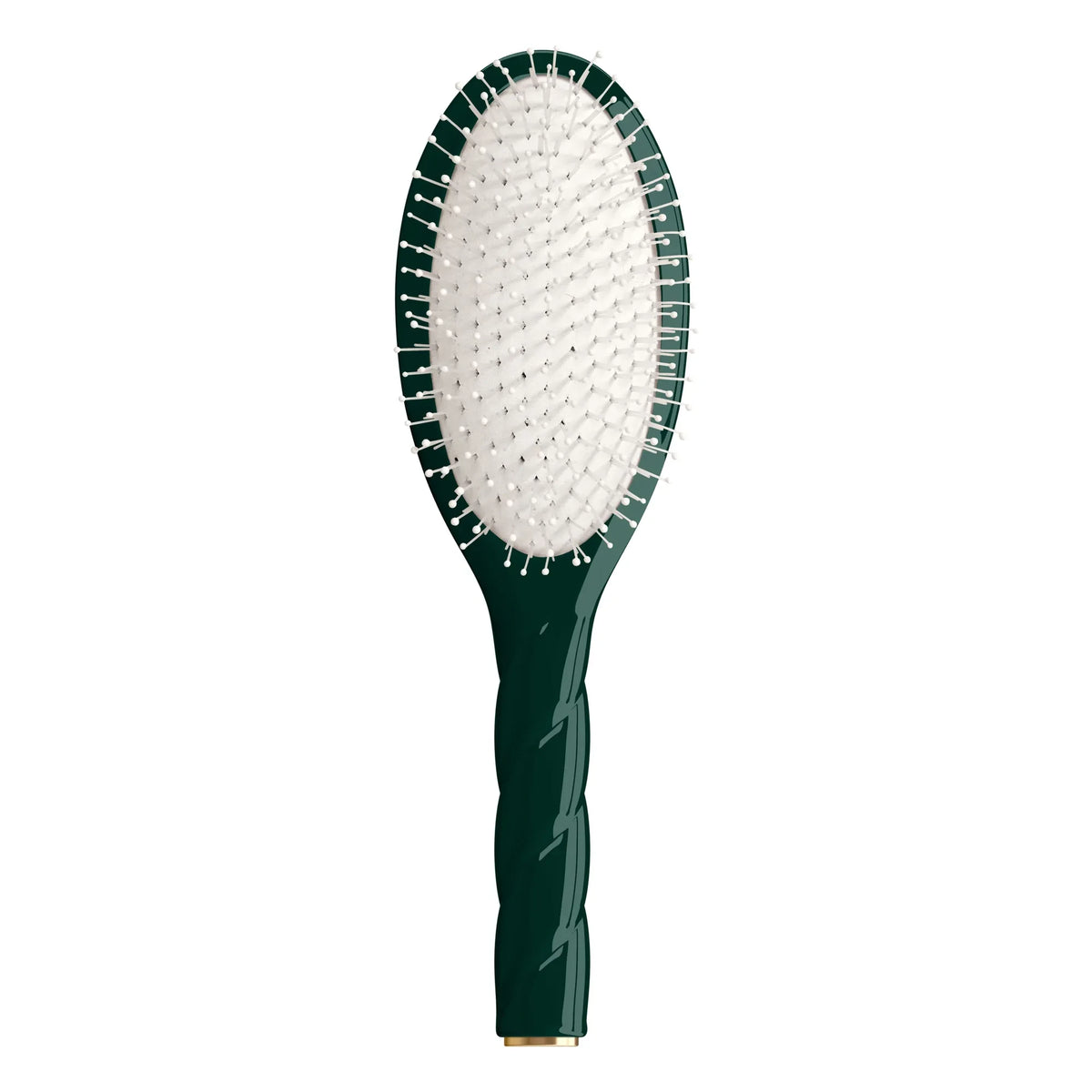 La Bonne Brosse - Twist Hairbrush No.04 - Detangling and Massaging | Emerald Green