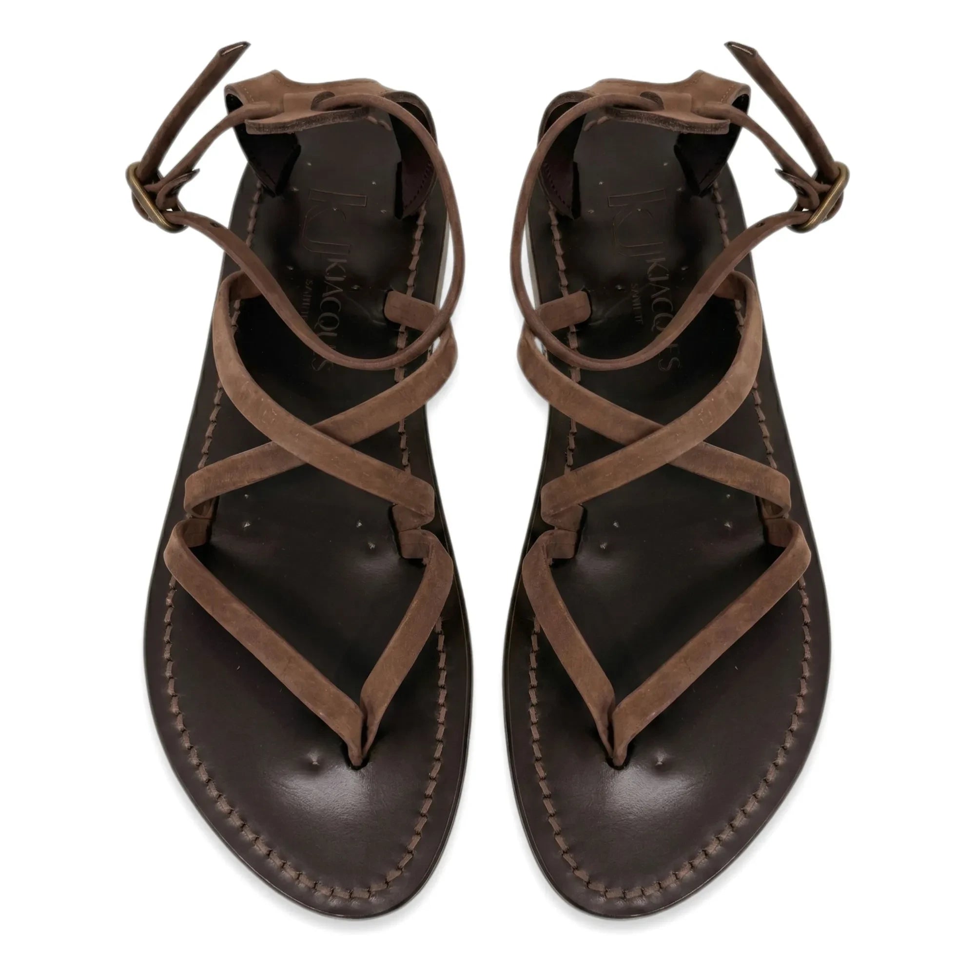 Sandalias de nobuk K.Jacques - Epicure | Bronce