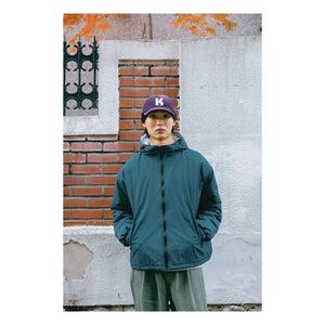 Kappy - Gorra de terciopelo con logo | Morado
