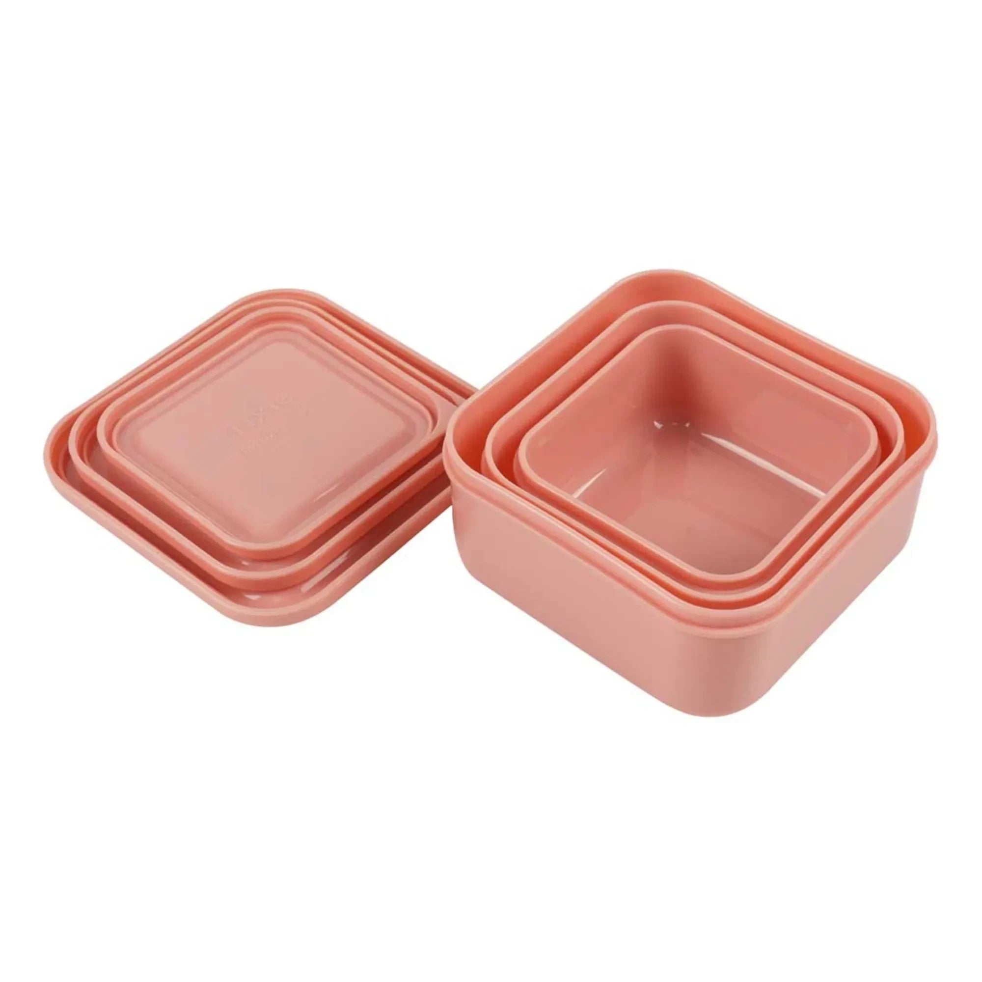 Trixie - Mrs. Butterfly 3-Piece Snack Boxes | Pink