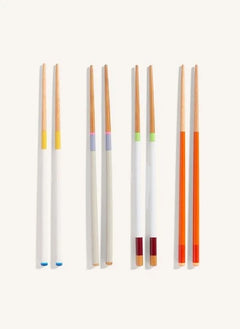Hay - Çizgili Bambu Çubuklar - 4'lü Set