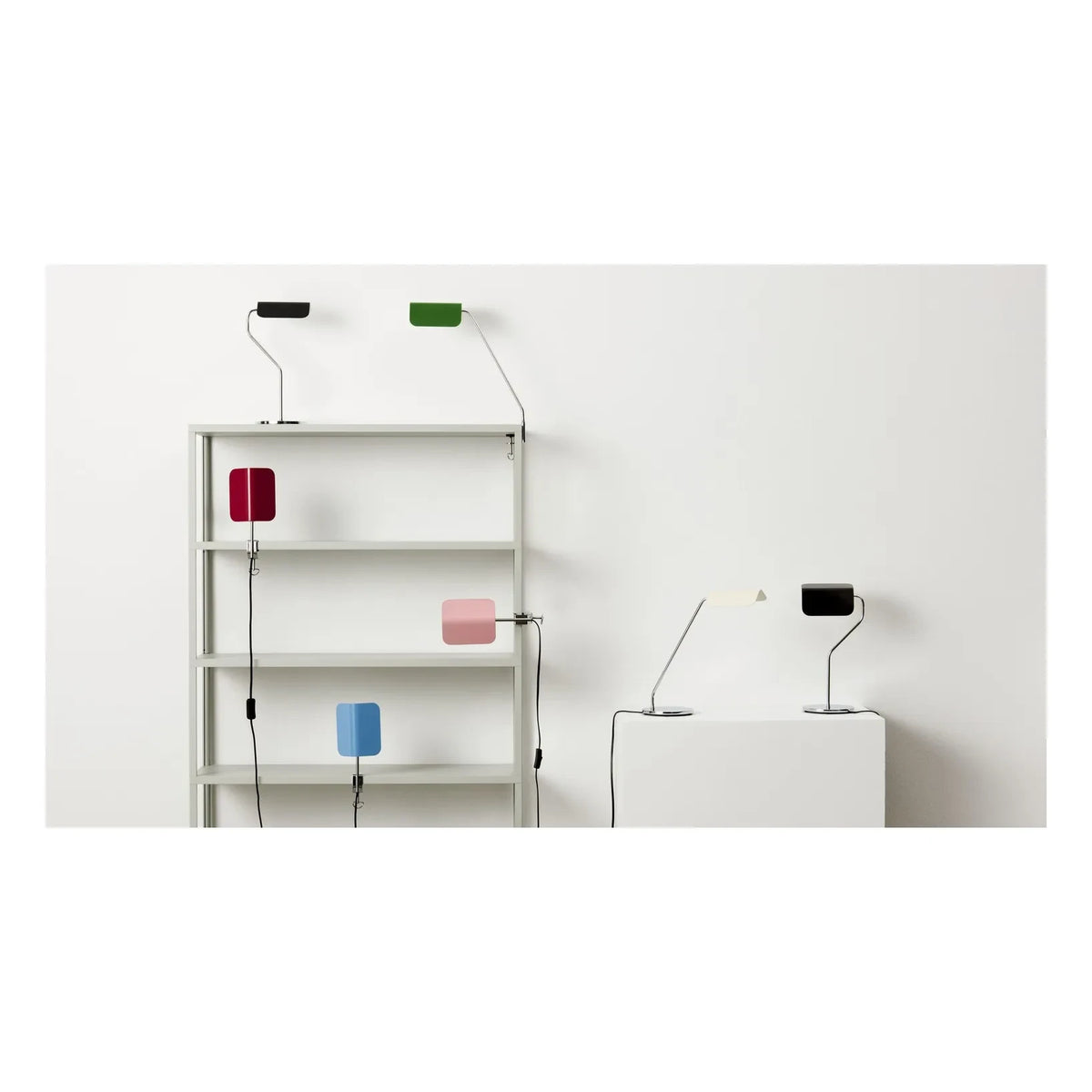 Hay - Apex Tischlampe mit Klemme | Rot