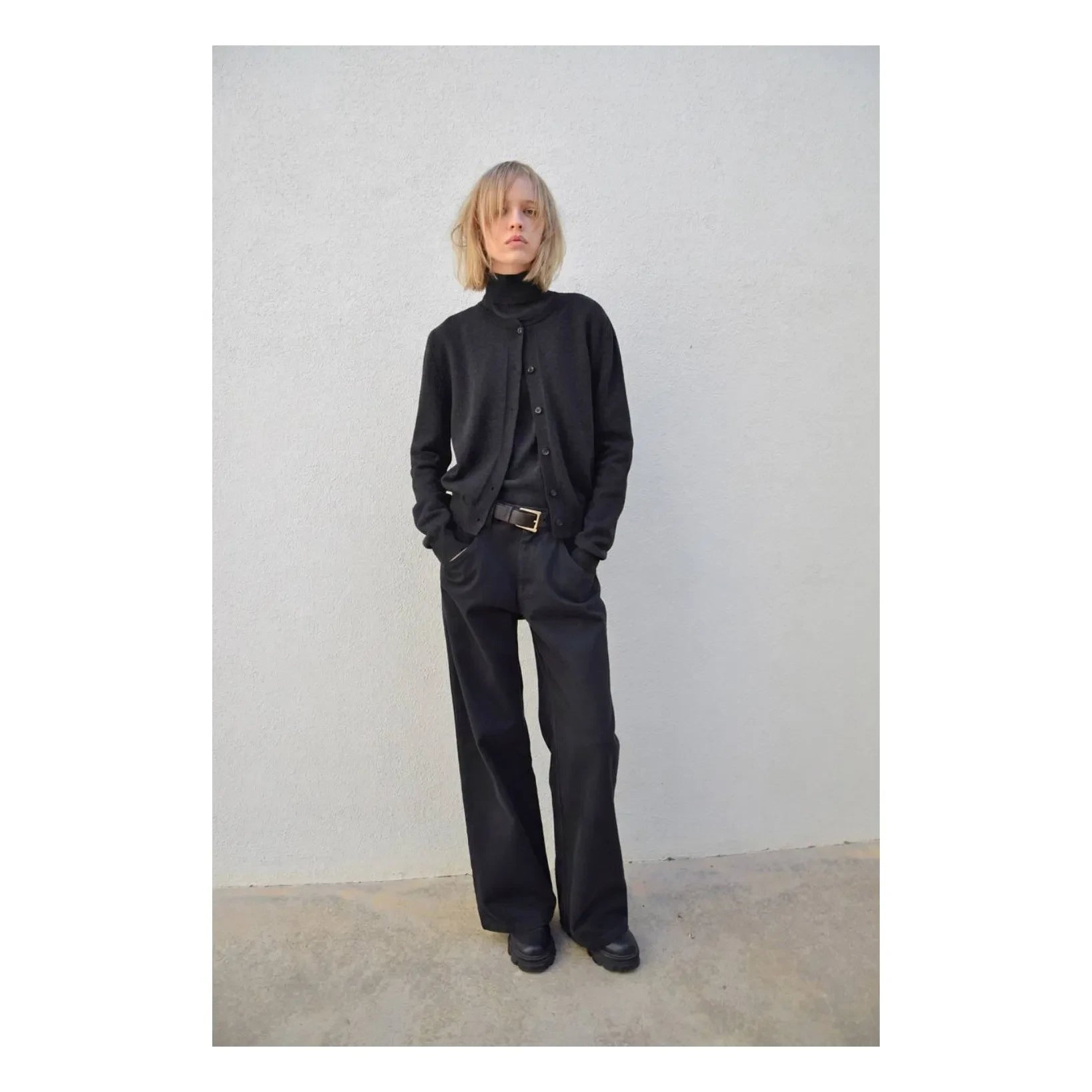 THEAVANT - Saint Etienne organik pamuklu hırka | Siyah