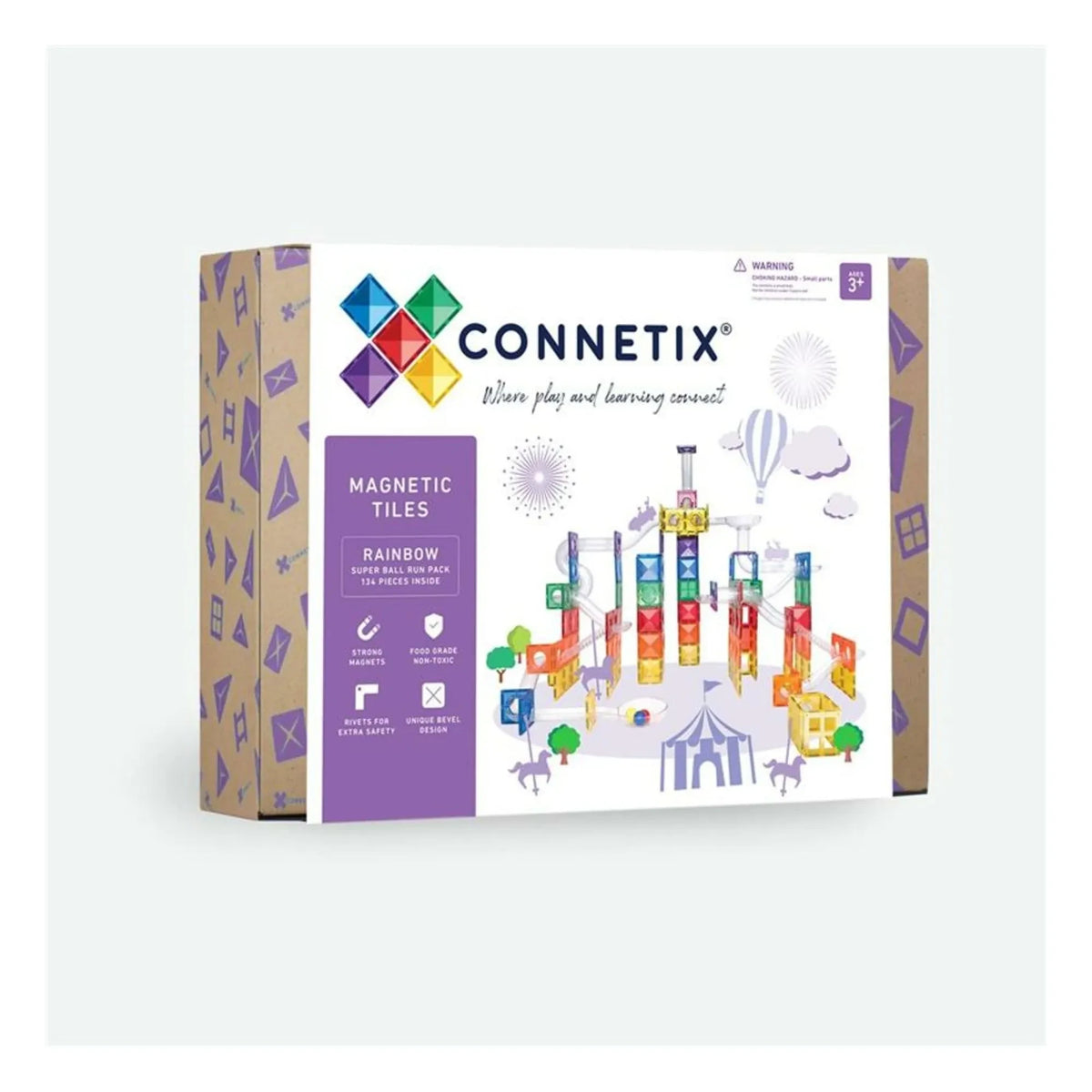 Connetix - Super Ball Run paketi - 134 parça