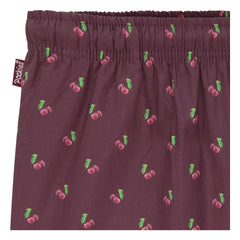 Pockies - Cherry Pijama Pantolonu | Kiraz kırmızısı