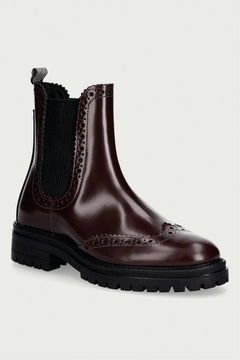 Botines Chelsea Barbour Fawne de piel para mujer