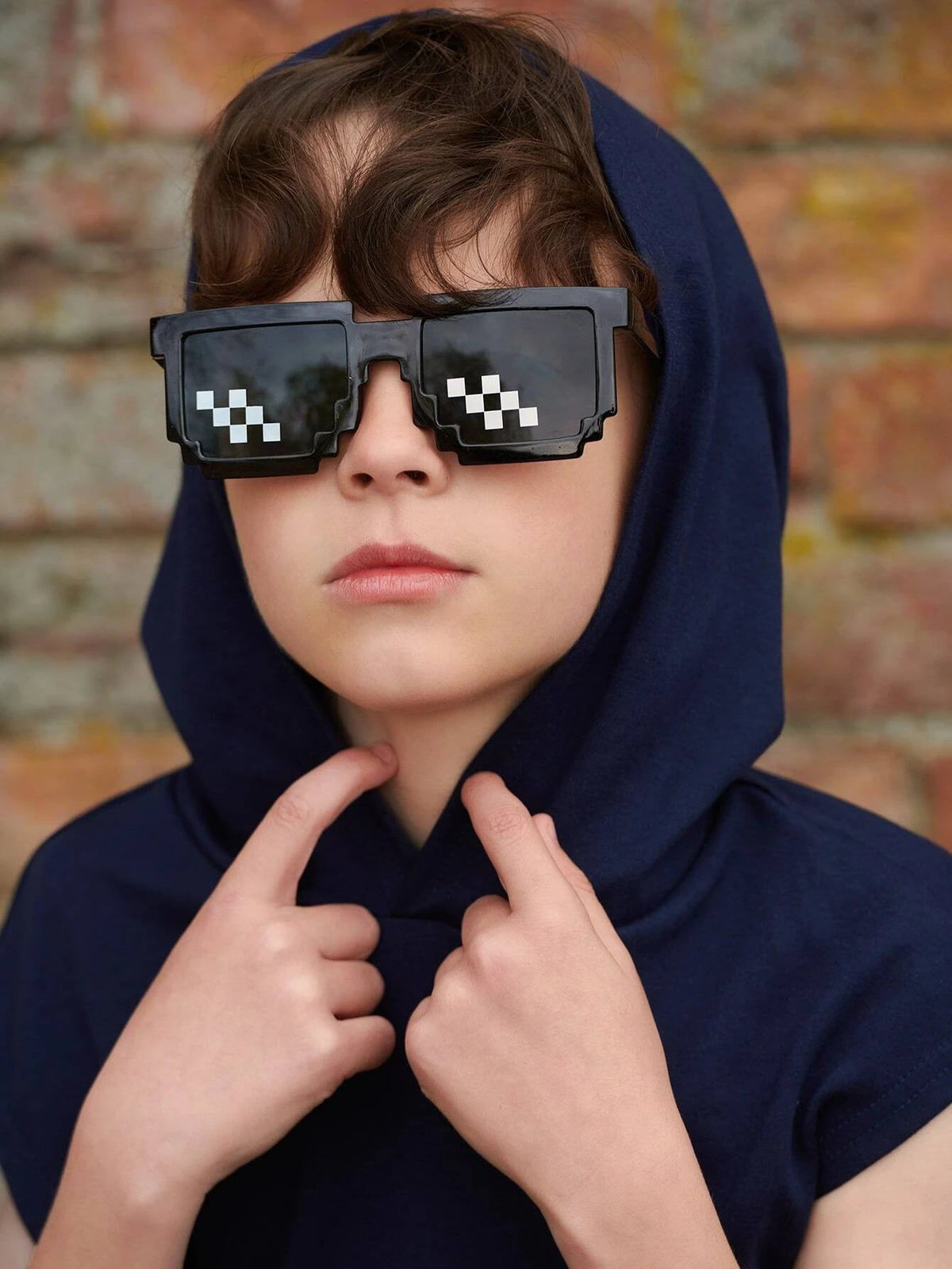 Dinossi - Minecraft Güneş Gözlüğü Siyah