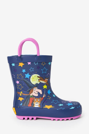 Dinossi – Room Of The Broom Tatlı Cadı Desenli Yumuşak Tabanlı Kız Çocuk Yağmur Çizmesi - 29