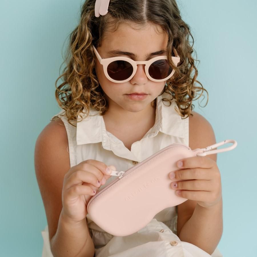 Dinossi - Sustainable Children's Sunglasses Round Model - White 