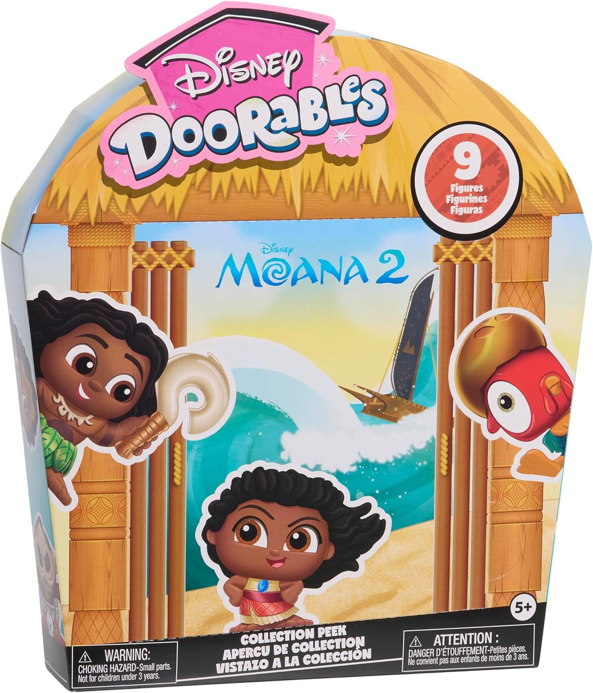 Disney - Disney Doorables Moana 2 Figuras de juguete coleccionables