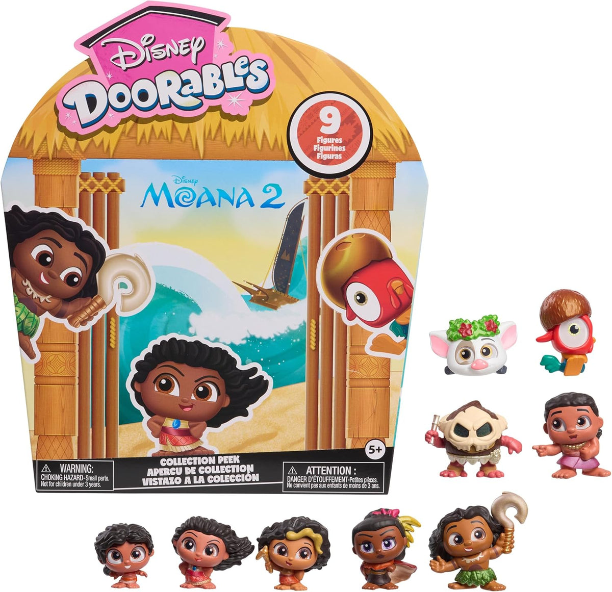 Disney - Disney Doorables Moana 2 Figuras de juguete coleccionables