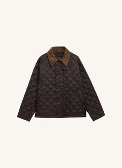 Barbour - Oversized Transport Ceket | Koyu Kahverengi