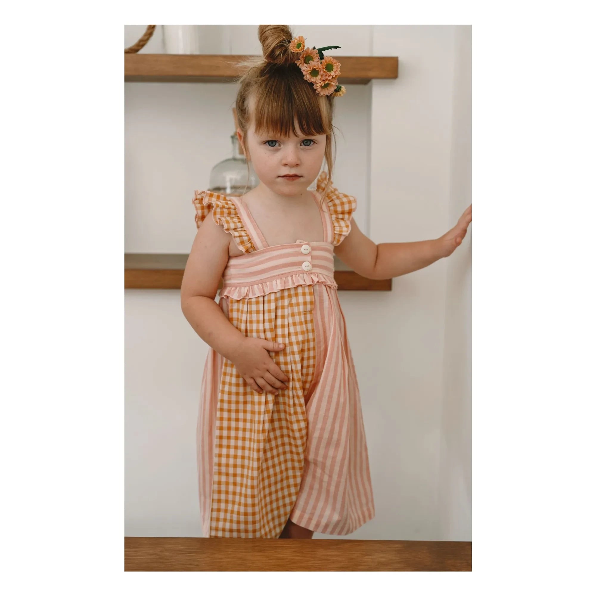 Lilinoa - Mono de patchwork Romy | Rosa empolvado