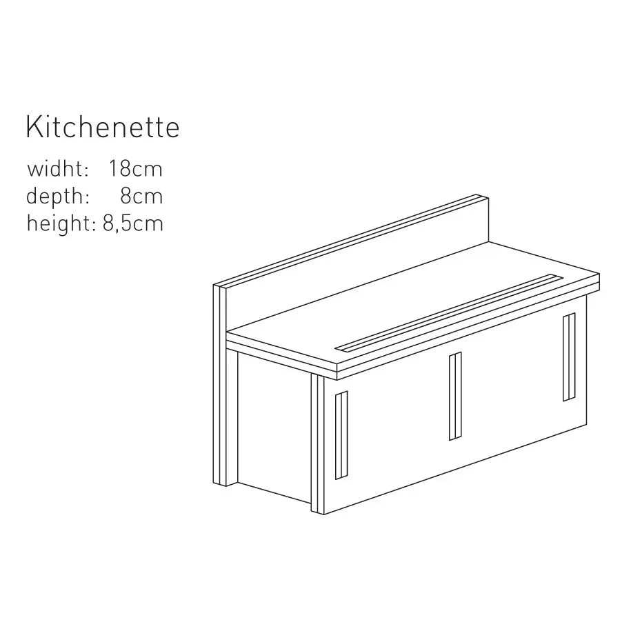 Koko Cardboards - Juguete de cocina de cartón | Rosa