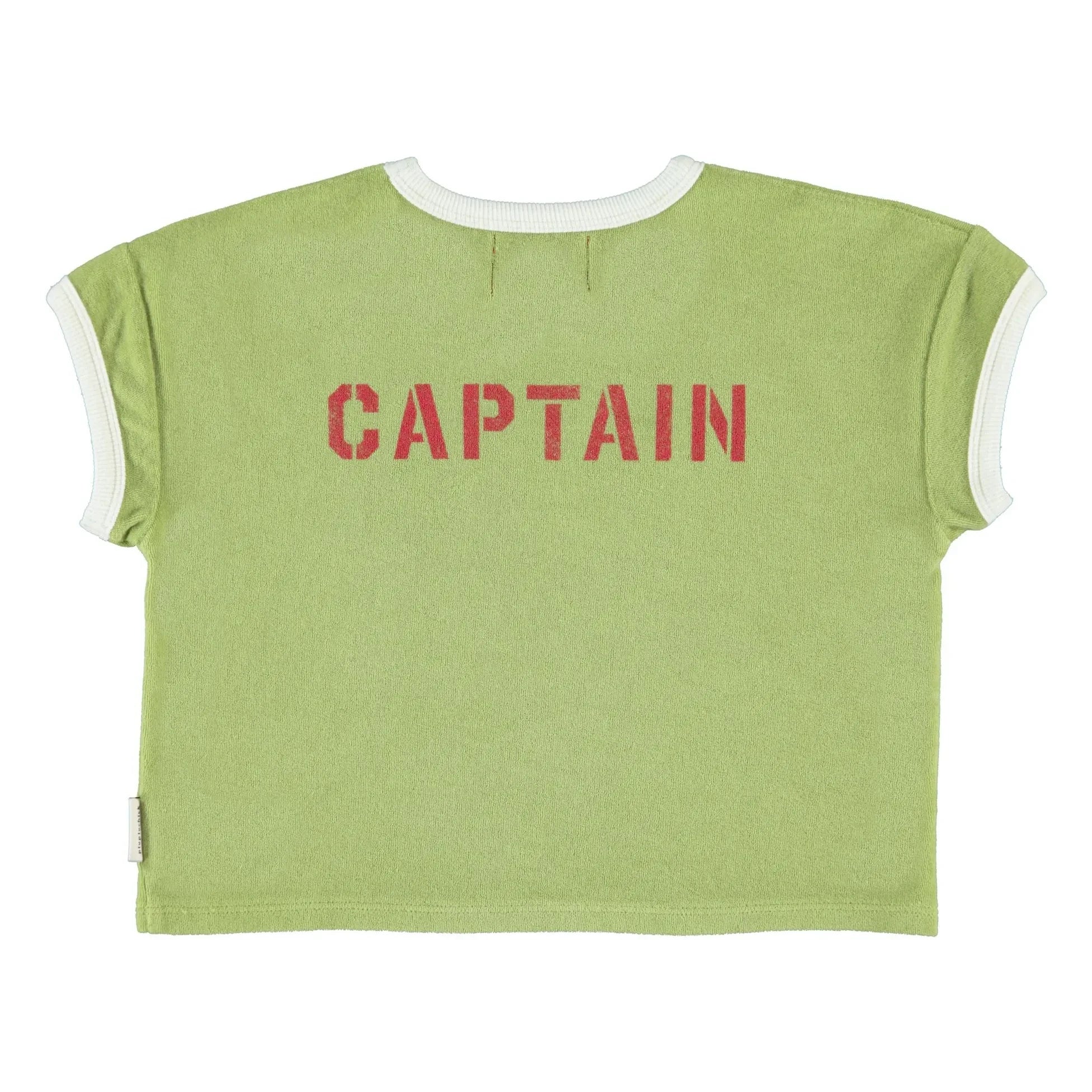 Piupiuchick - Captain Eponge Organik Pamuk Tişört | Yeşil