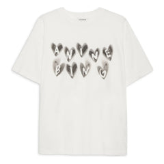 Anine Bing - Cade Hearts T-Shirt | Elfenbein