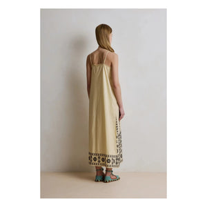 Hod - Constance Baumwollkleid | Champagne