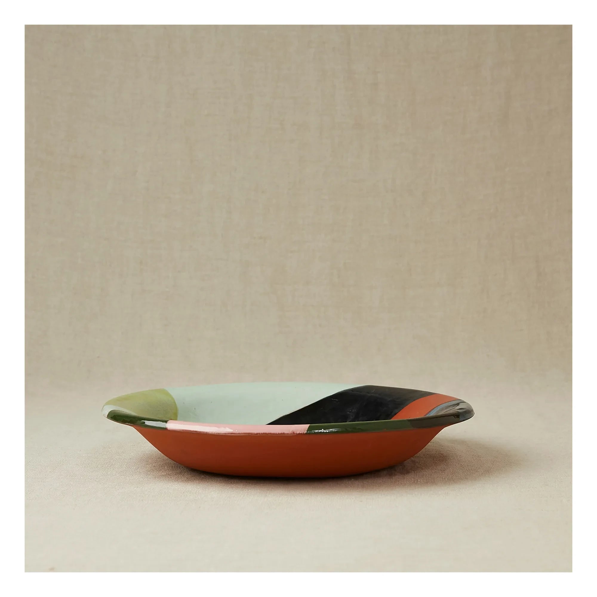 Rosi Mistou - Terracotta Salad Bowl | Navy Blue