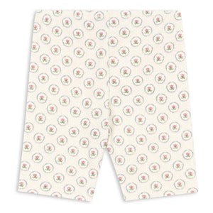 Konges Sløjd - Pantalones Cortos de Ciclismo Geométricos de Algodón Orgánico | Crudo