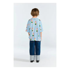 The Animals Observatory - Collie T-Shirt Made of Organic Cotton | Light Blue