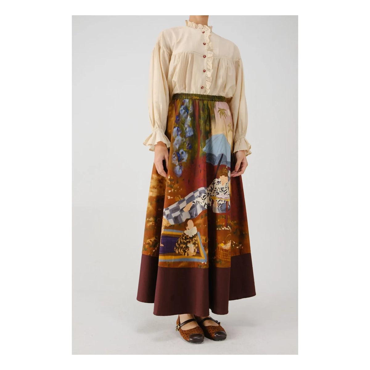 CORD - Lakeside Etek Pamuk Saten | Bordo