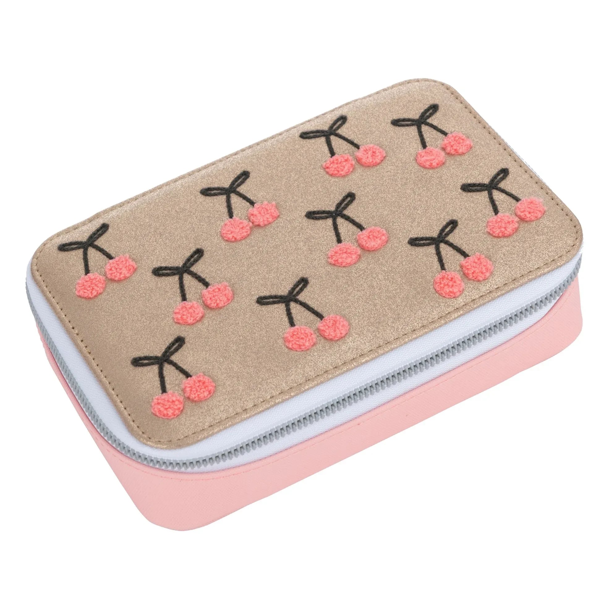 Jeune Premier - Cherry Pompon Large Case | Gold