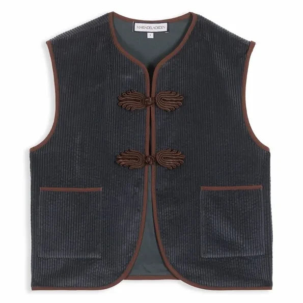 Maria de la Orden - Chaqueta de algodón Vienna | Azul marino