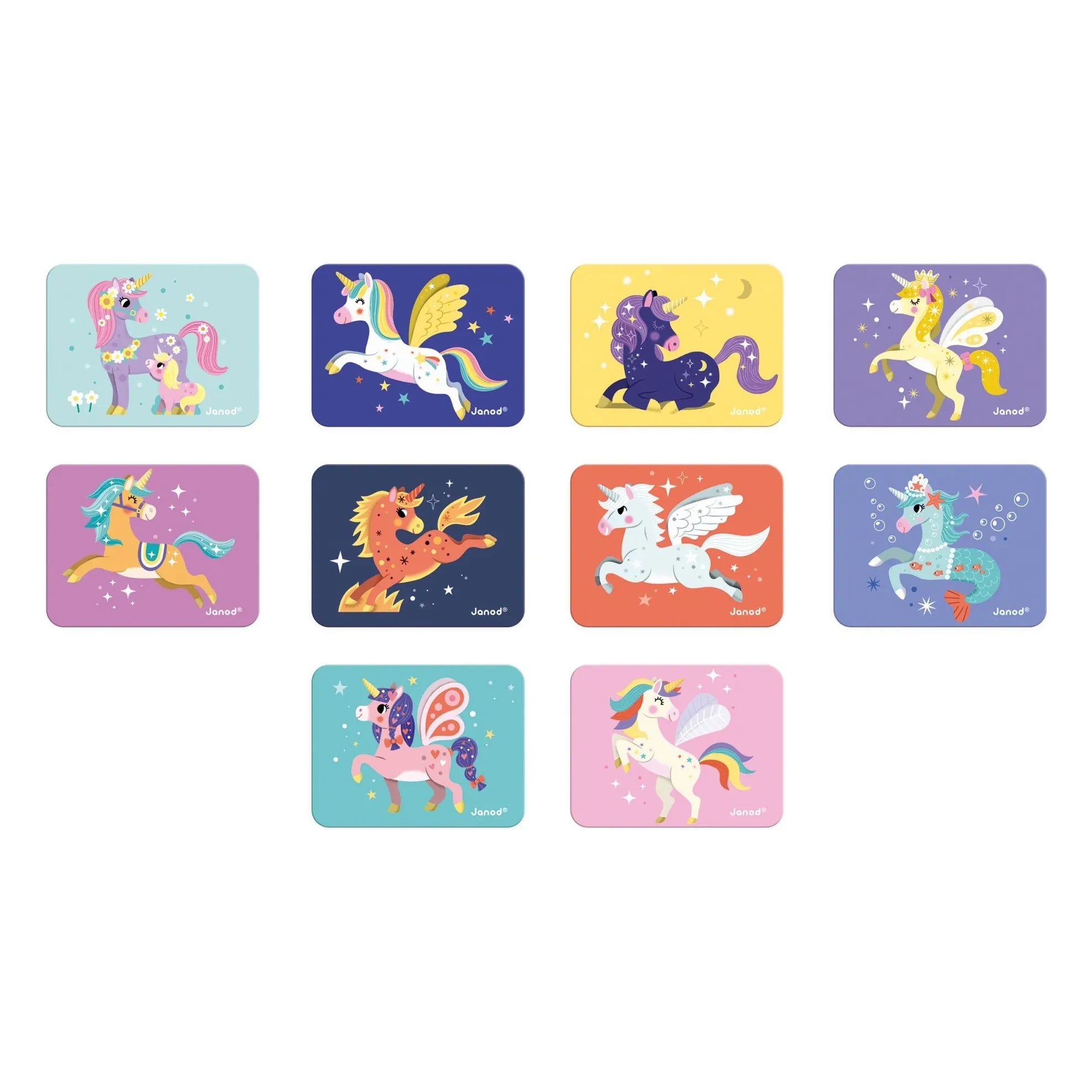 Janod - Magneti'Book Unicorns