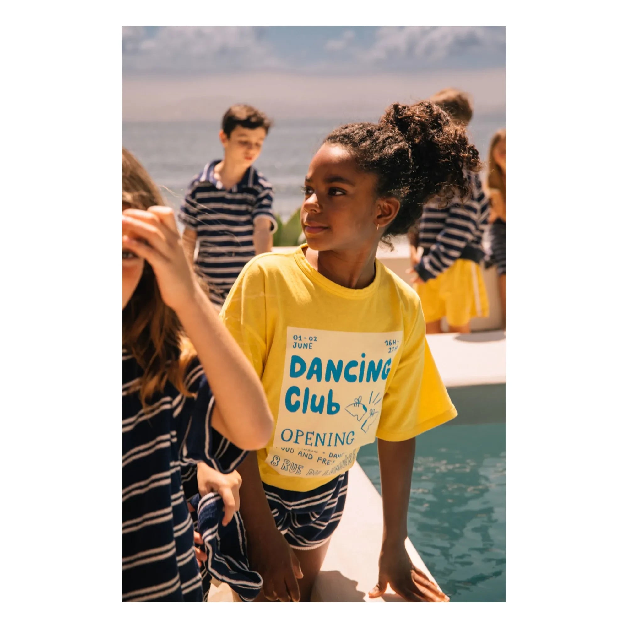 We Are Kids - Dylan Dancing Club Tişört Organik pamuk | Sarı