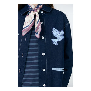 Lollys Laundry - Chaqueta de algodón Edda | Azul marino