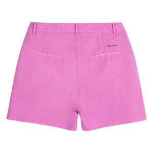 Bobo Choses - Lila Baumwoll-Seersucker Plissierter Short