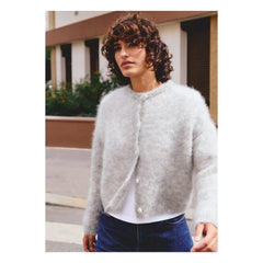 Surprise Paris - Cárdigan Olivia Mohair | Gris