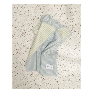 Maison Deux - Striped beach towel | Blue