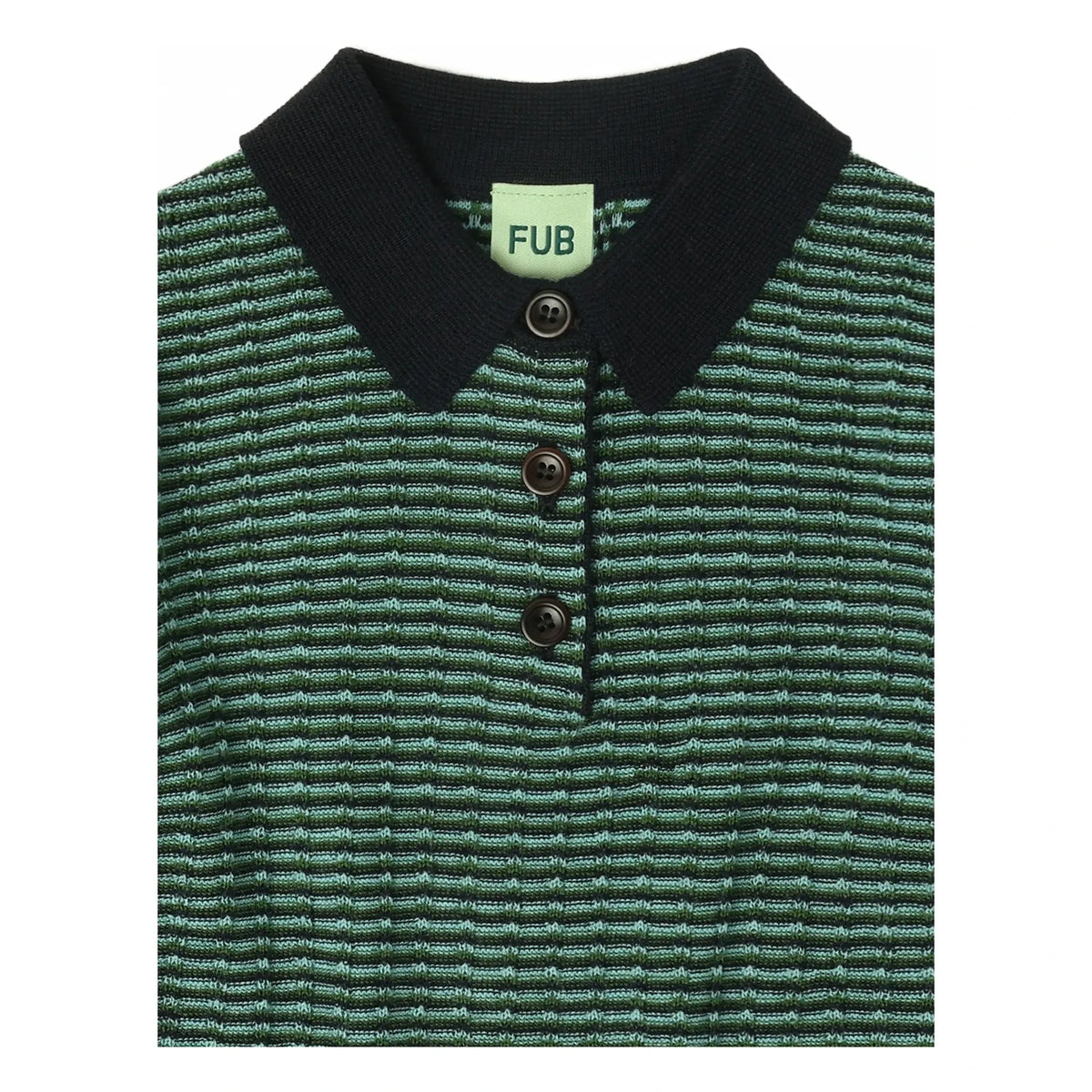 FUB - Polo de lana merino | Verde