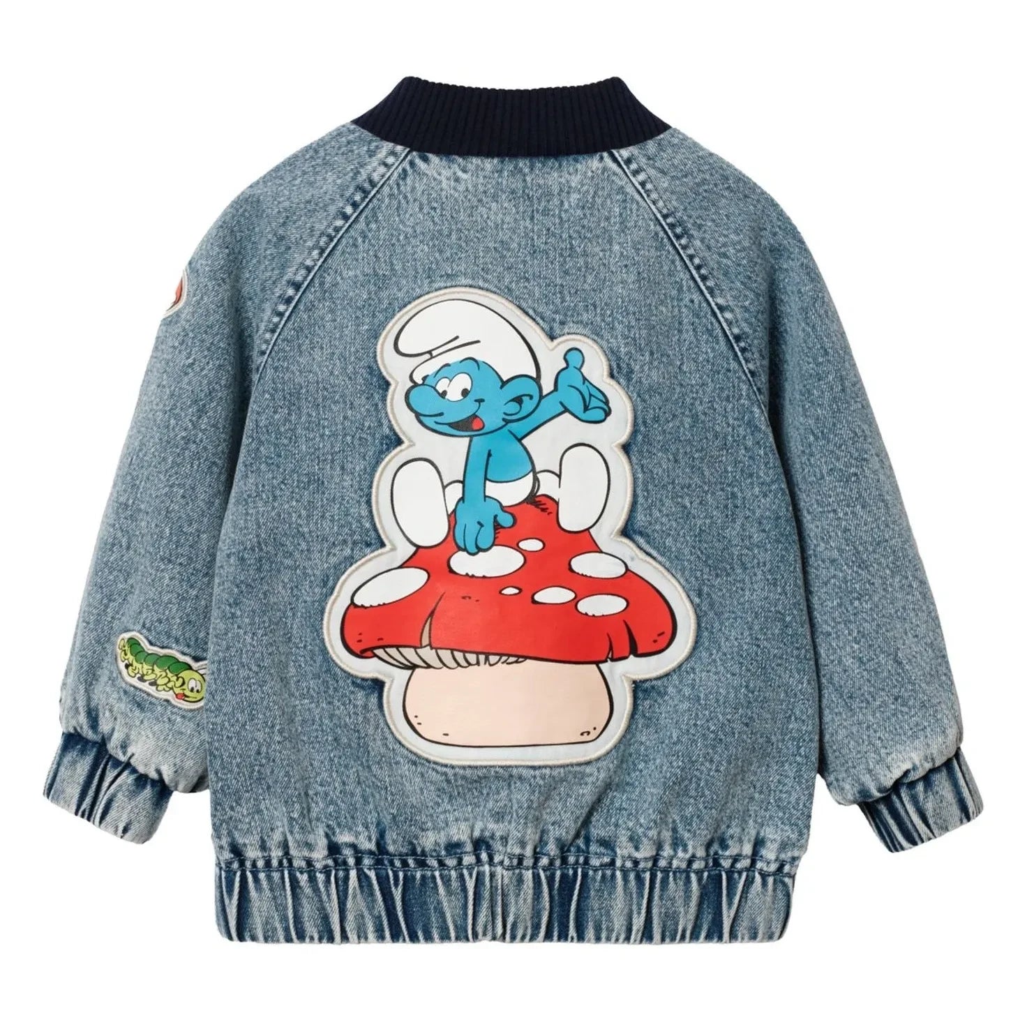 Goldie + Ace - Denim Jacket - Goldie + Ace x Schtroumpfs | Blue