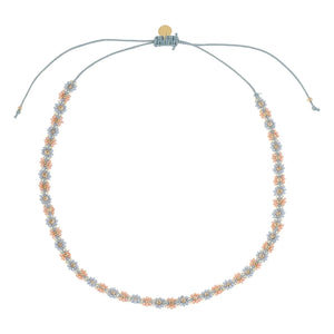 Jenest - Collar de flores azules