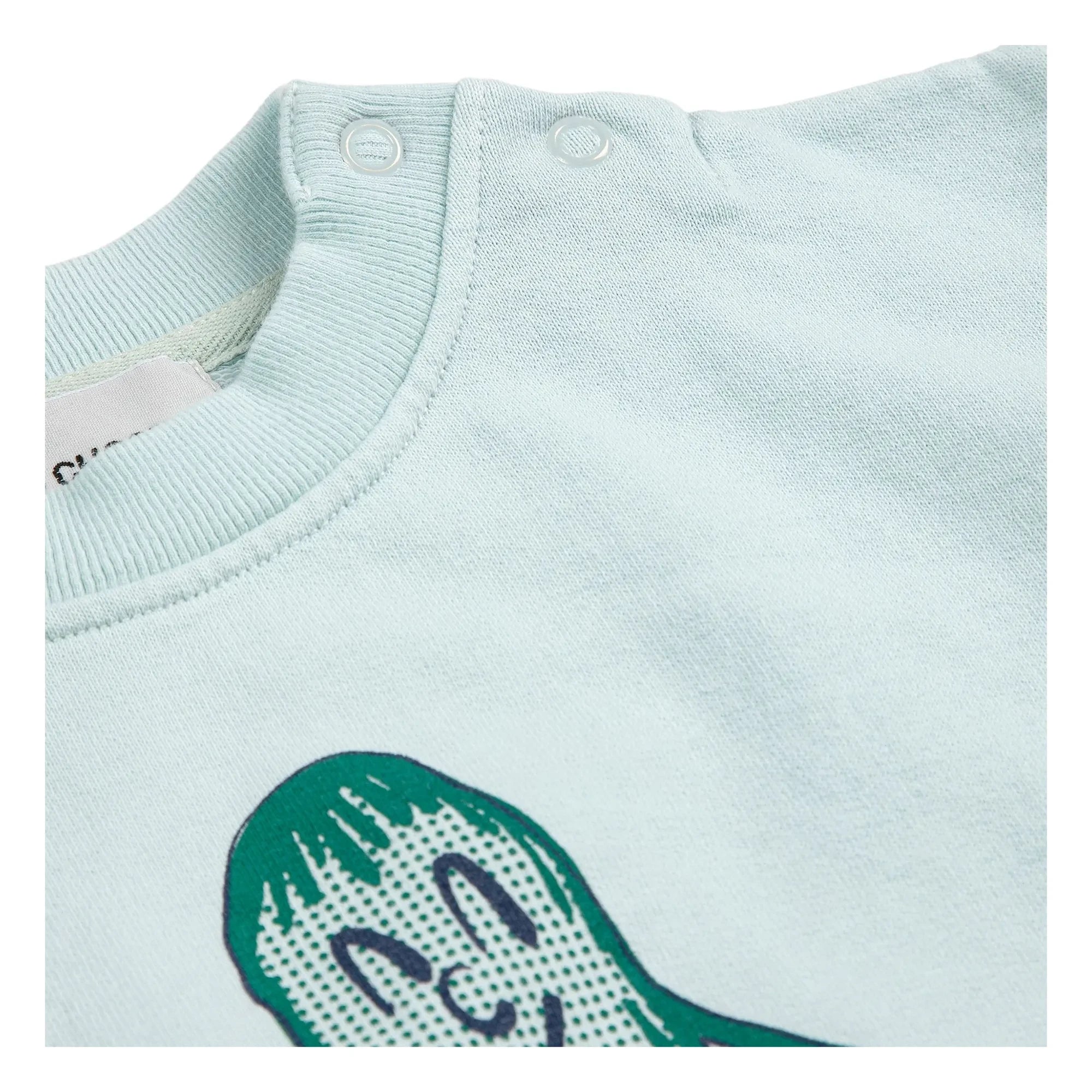 Bobo Choses - Mr Pickles Organik Pamuk Bebek Sweatshirt | Açık mavi