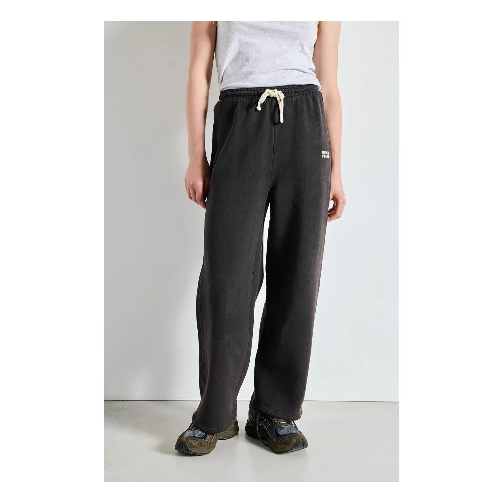 American Vintage - Jogger de algodón Izubird | Gris carbón
