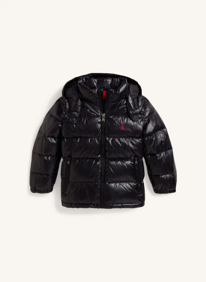 Ralph Lauren - Lake Logolu Kapüşonlu Ceket | Siyah