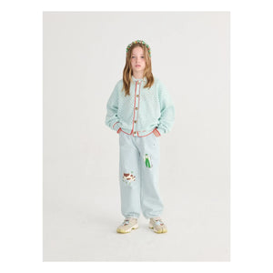 Bobo Choses - Organic Cotton Raglan Sweater | Light Blue