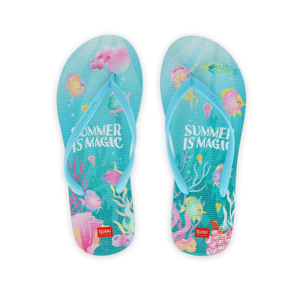 Legami - Talla 40/41 Slim Summer is Magic Chanclas