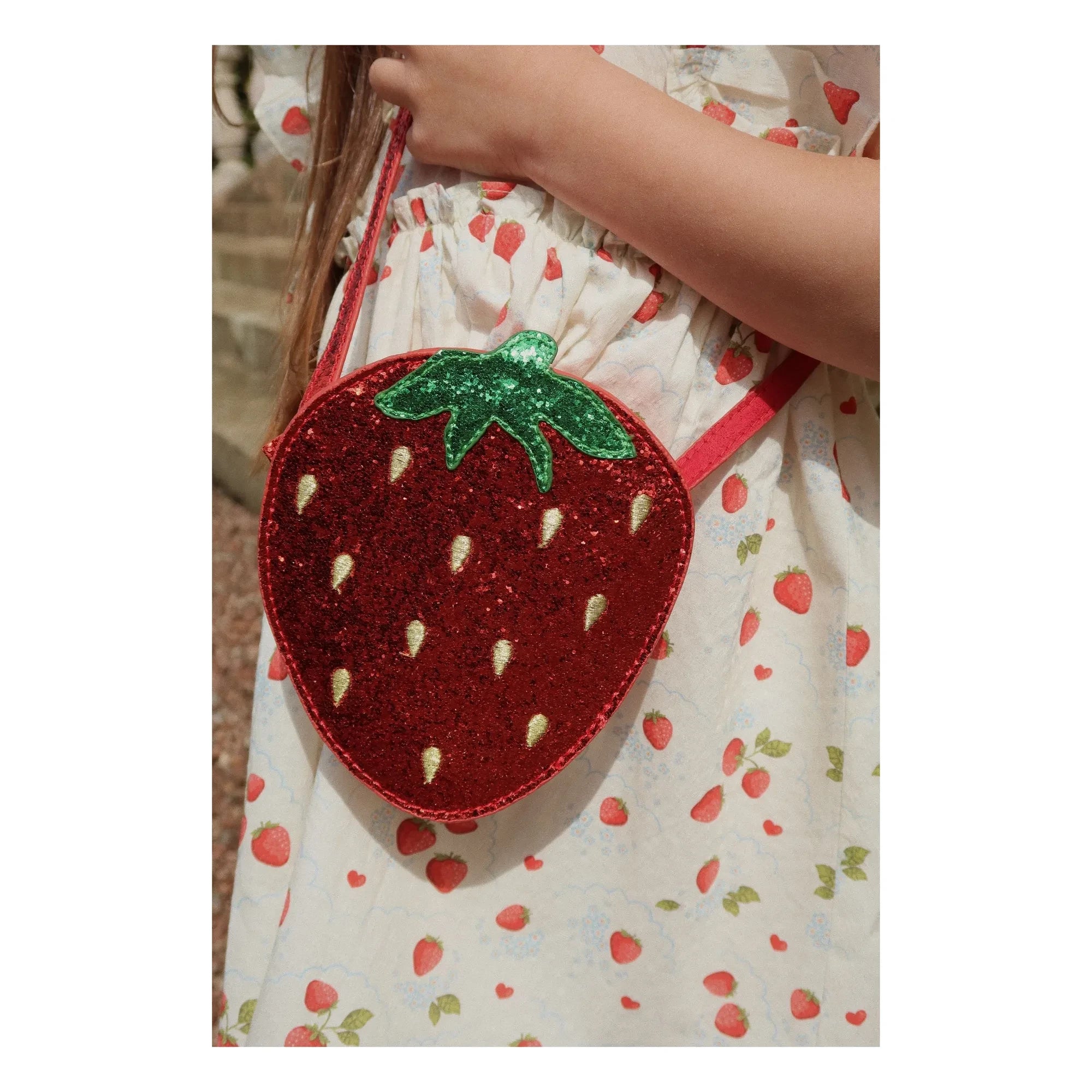 Konges Sløjd - Tut Strawberry Sequined Bag | Red